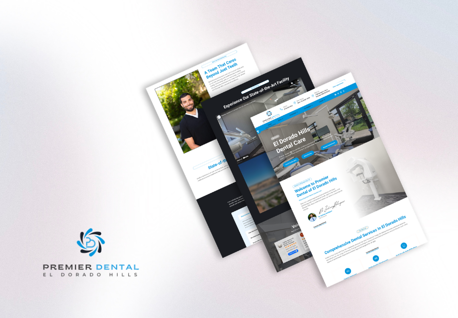 Website design for Premier Dental